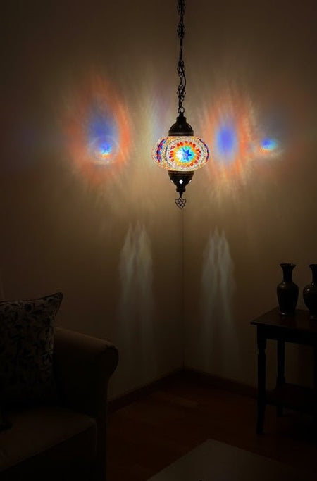 Turkish Mosaic Pendant Lamp - MALLTURK