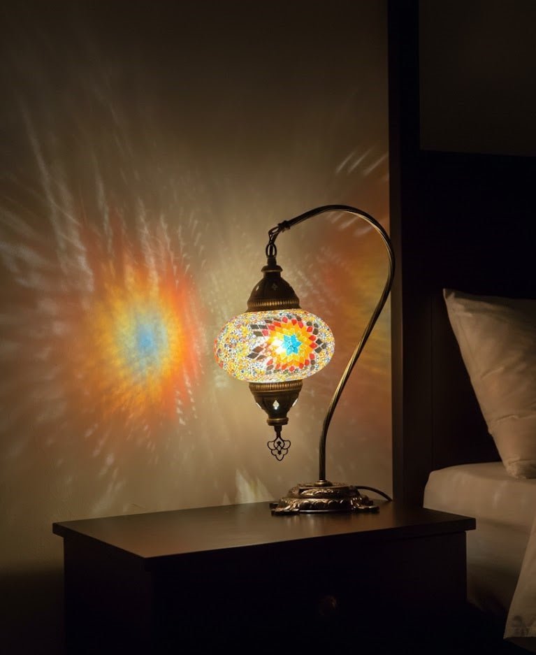 Table lamp, bedside table, bedside lighting, Turkish lamp night light - MALLTURK