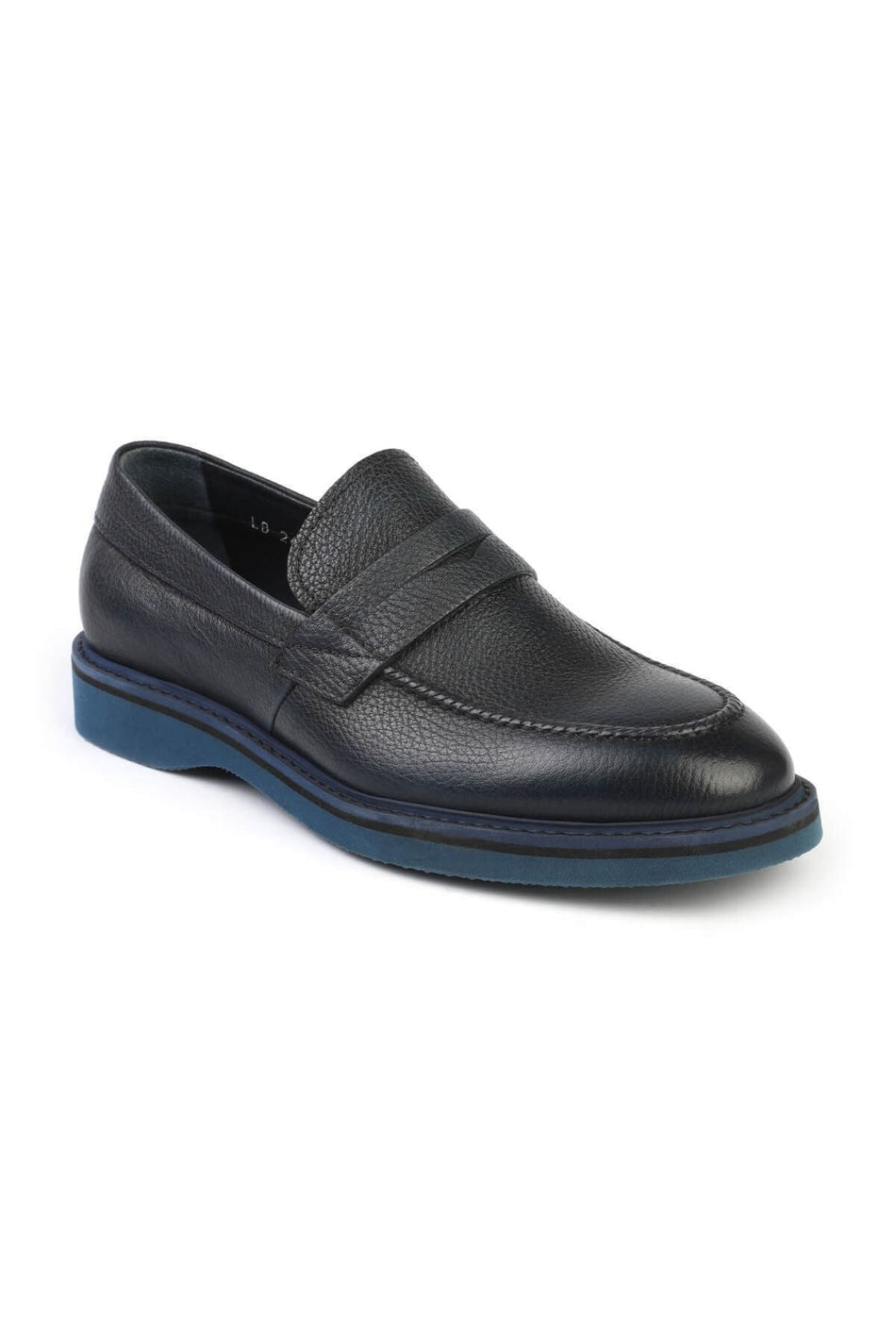 2695 Loafer Men's Shoes Navy Blue - MALLTURK