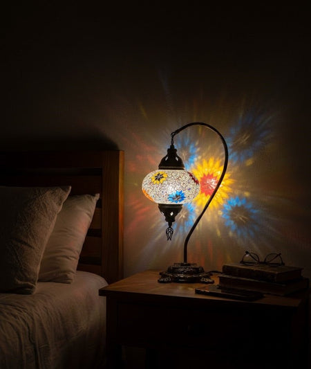Table lamp, bedside table, bedside lighting, Turkish lamp night light - MALLTURK
