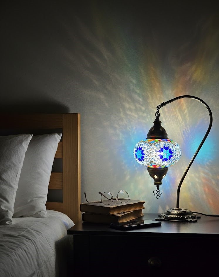 Table lamp, bedside table, bedside lighting, Turkish lamp night light - MALLTURK