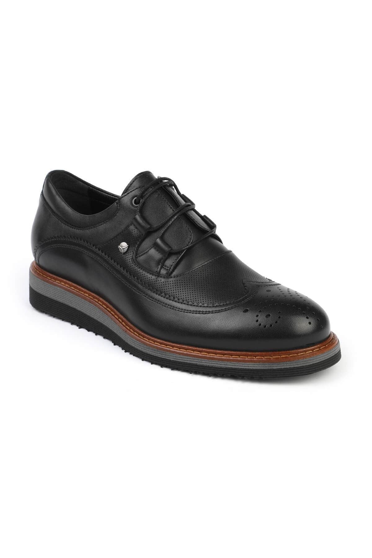 2902 Oxford Men's Shoes Black - MALLTURK