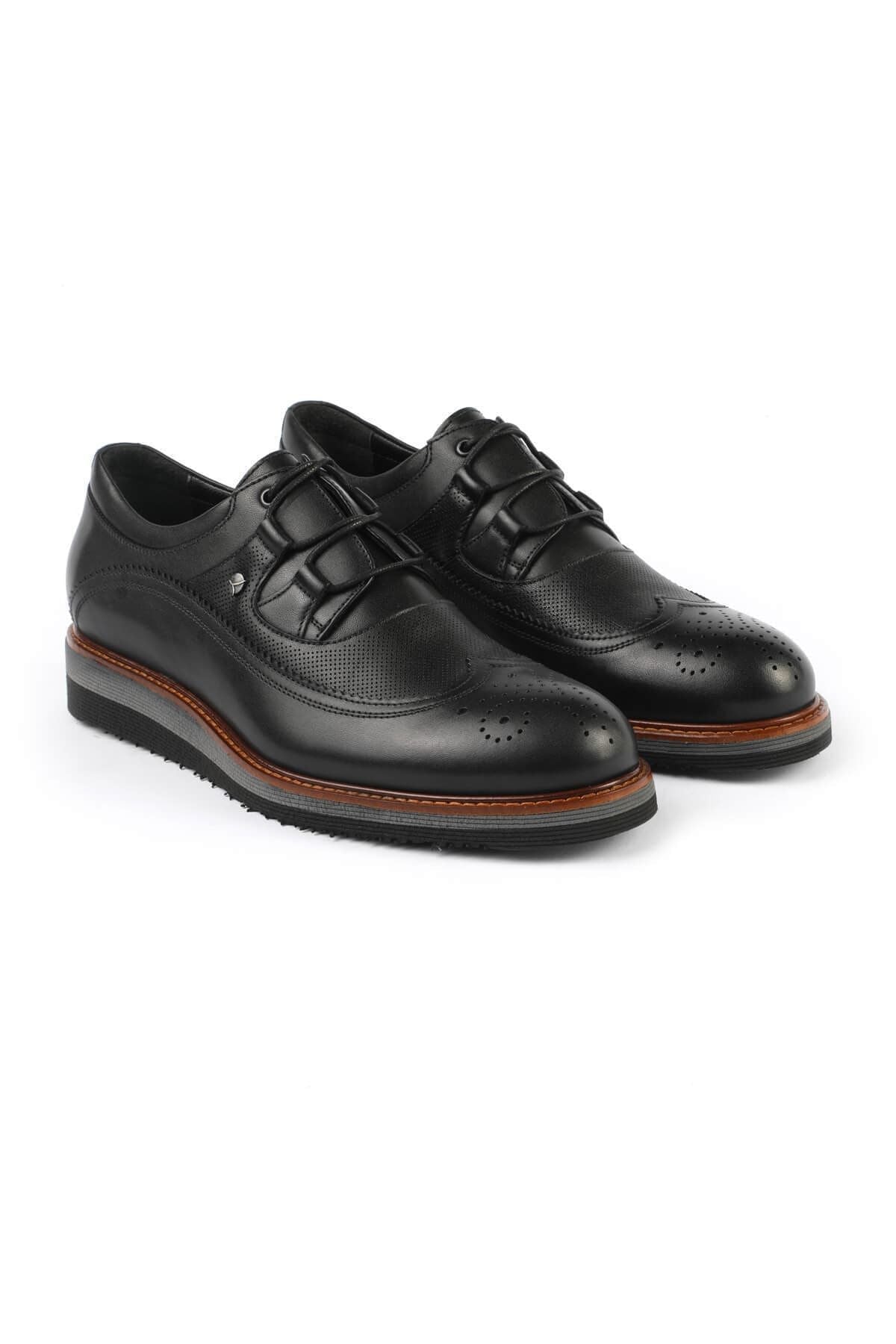 2902 Oxford Men's Shoes Black - MALLTURK