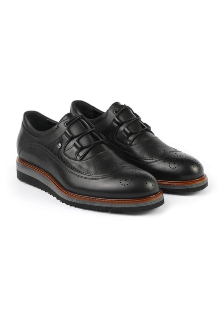 2902 Oxford Men's Shoes Black - MALLTURK