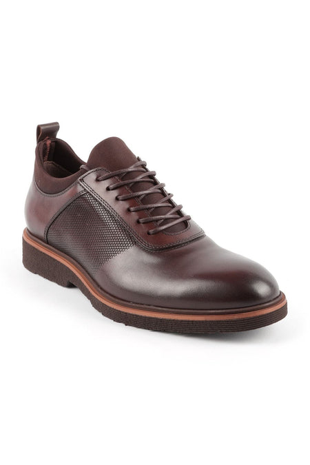 2999 Brown Genuine Leather Eva Sole Men's Shoes - MALLTURK