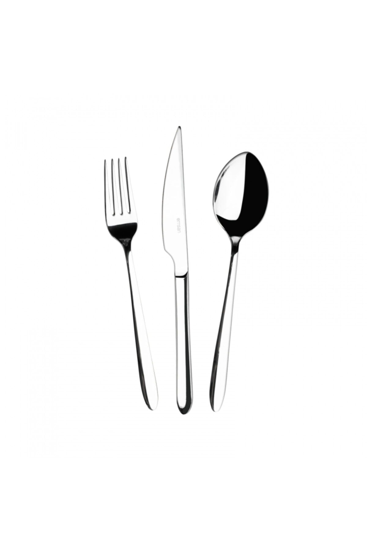 Emsan ay isigi Plain 6 Place Setting Flatware Set 18 Piece - MALLTURK
