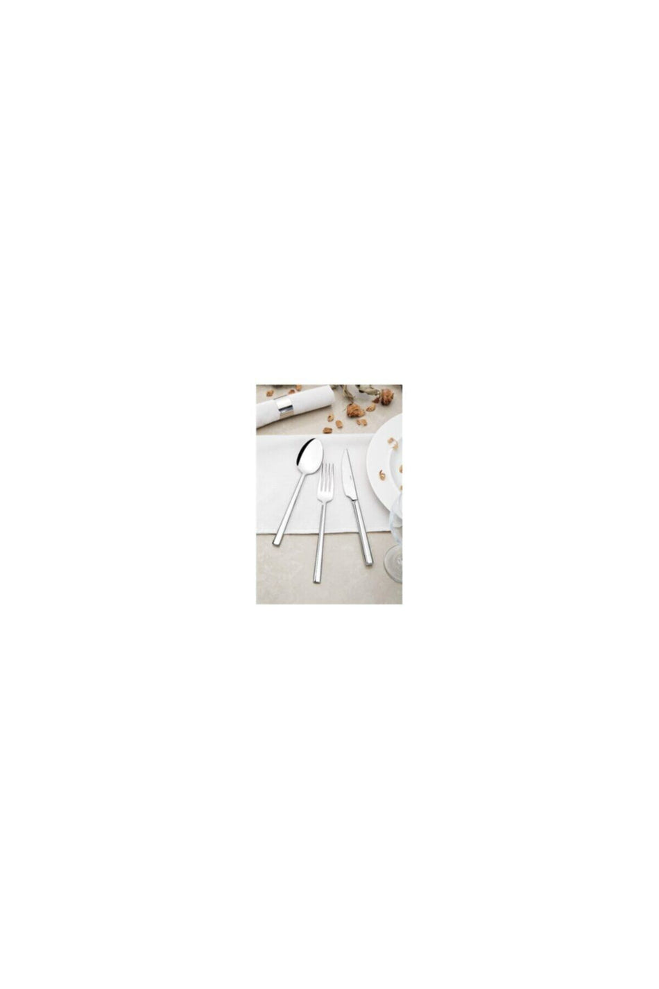 Nehir dalyan Plain 12 Pack yemek Spoon - MALLTURK