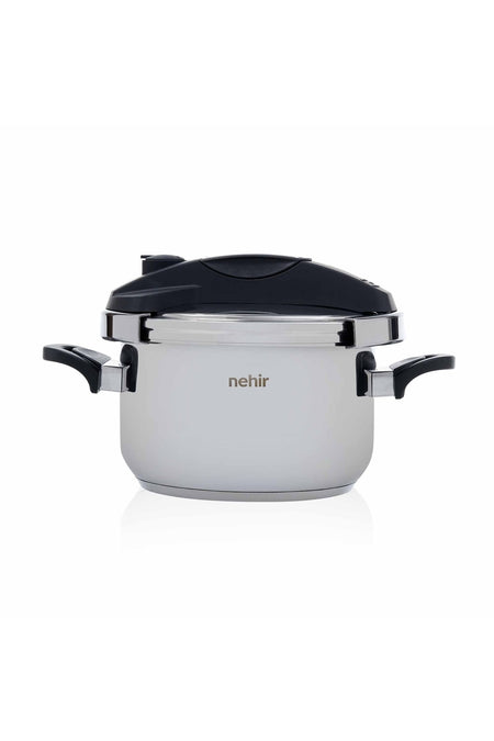 Nehir Silver Matik Pressure Cooker - 5 Lt - MALLTURK