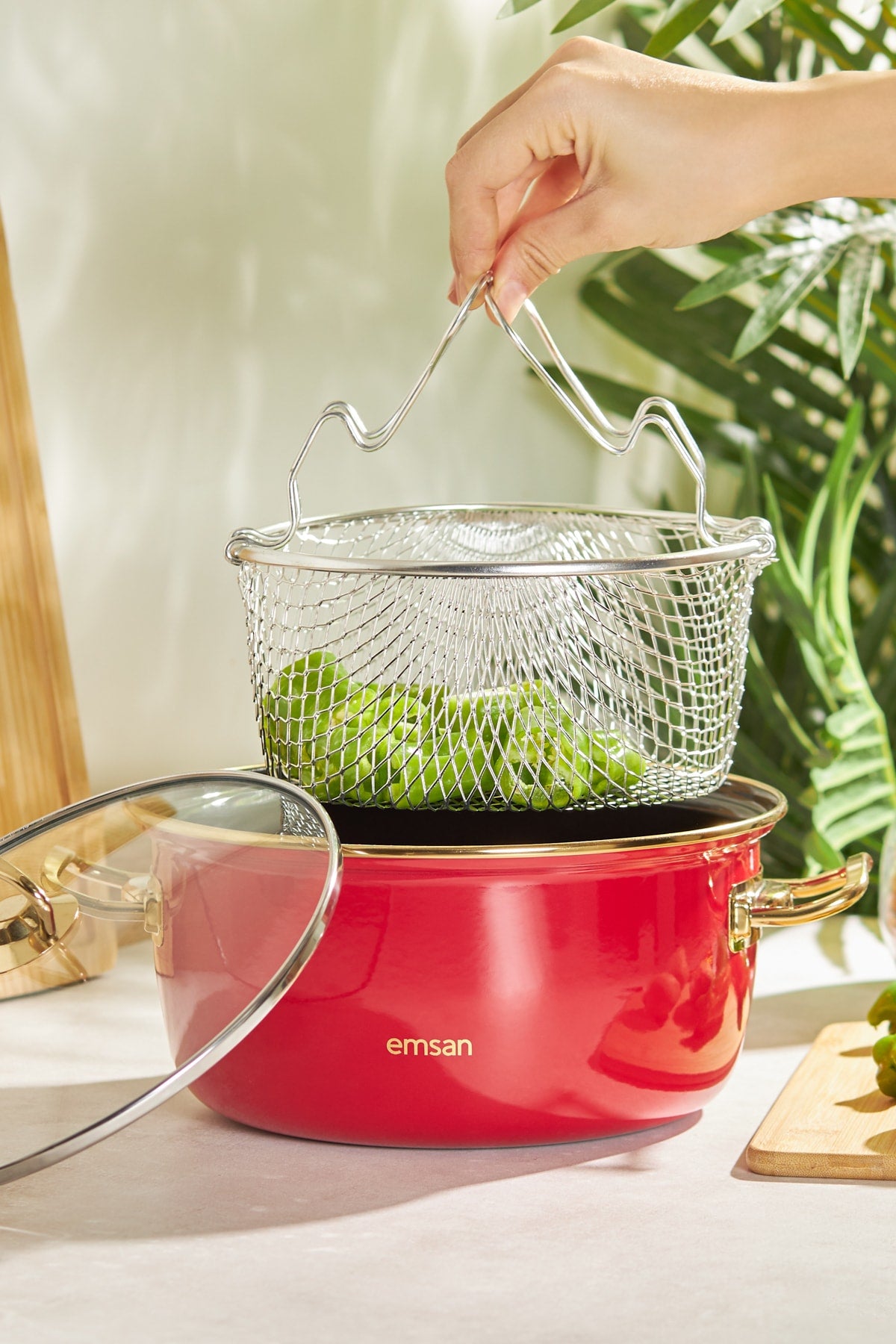 Emsan Nostalji Enamel Frying Pot - MALLTURK