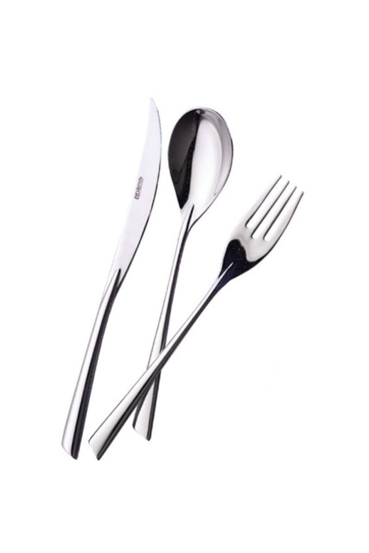 Emsan mirage premium kutu Fork Knife Spoon Set 84 Piece - MALLTURK