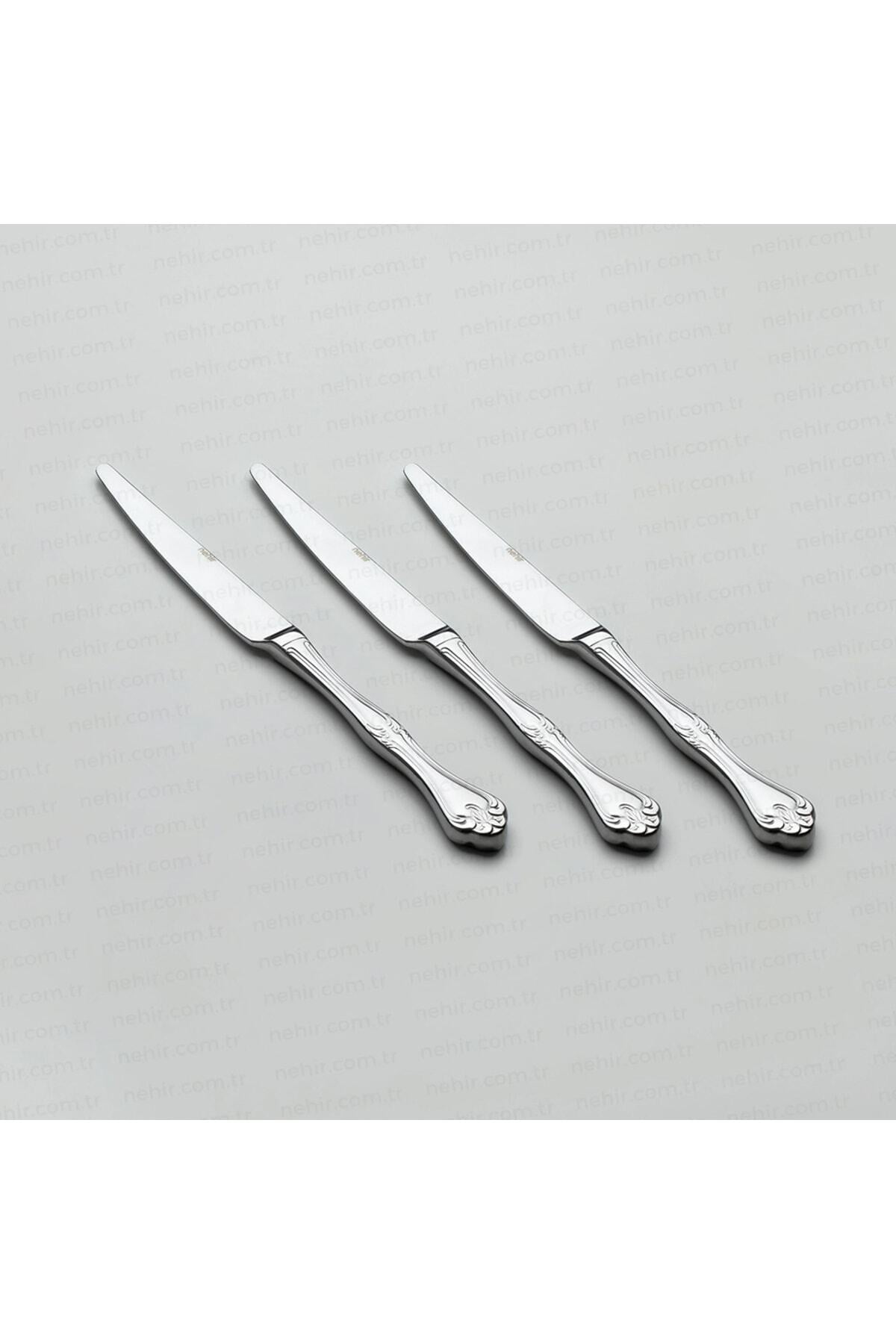 Nehir lalezar Plain 6li Dinner Knife - MALLTURK