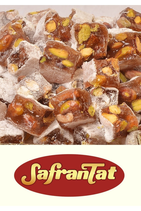 SAFRANTAT Pistachio Double Roasted Turkish Delight 700 g - MALLTURK