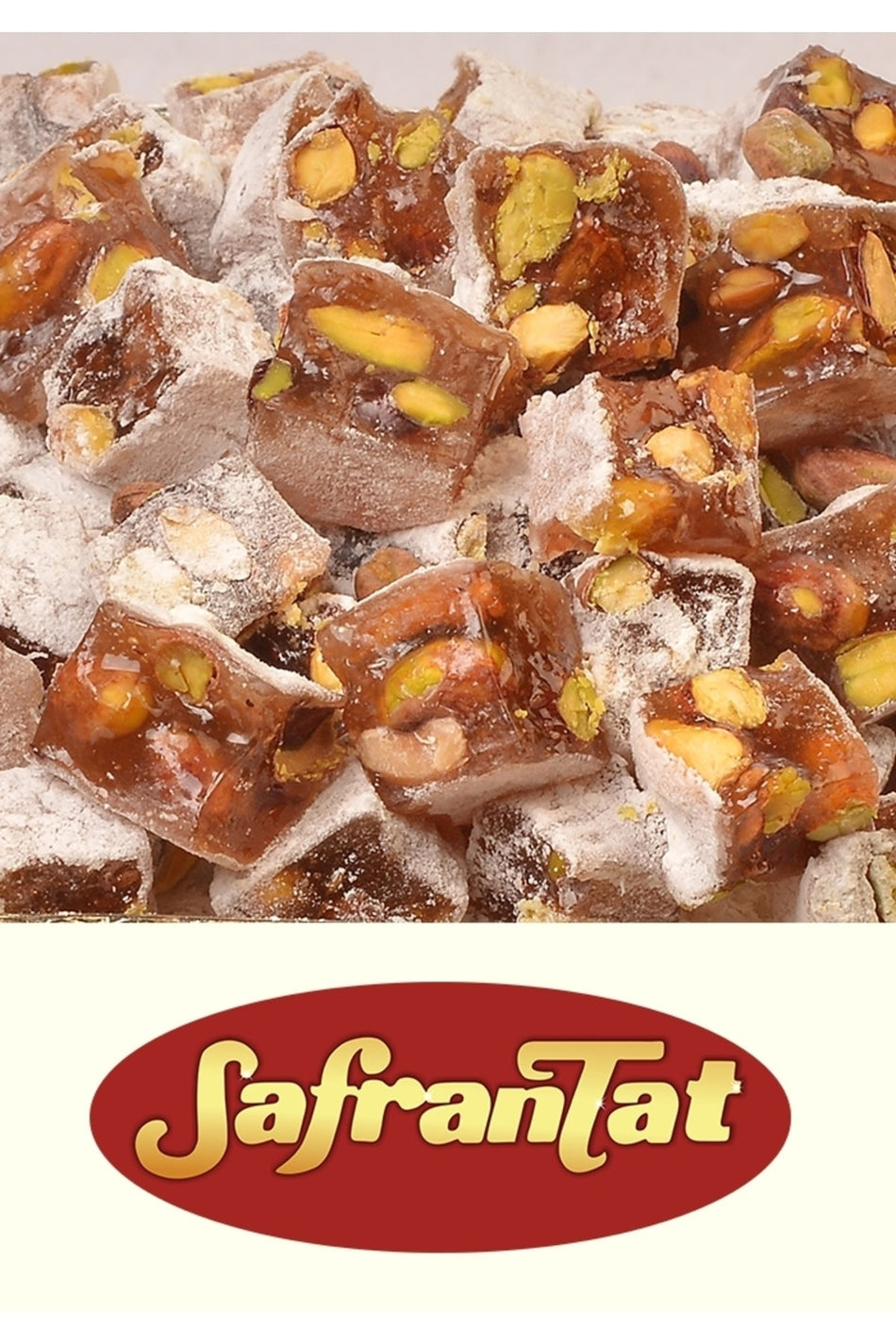 SAFRANTAT Pistachio Double Roasted Turkish Delight 700 g - MALLTURK