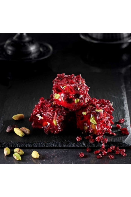 Genel Markalar with Barberry Pomegranate Flavored antepli Turkish Delight 500 g - MALLTURK