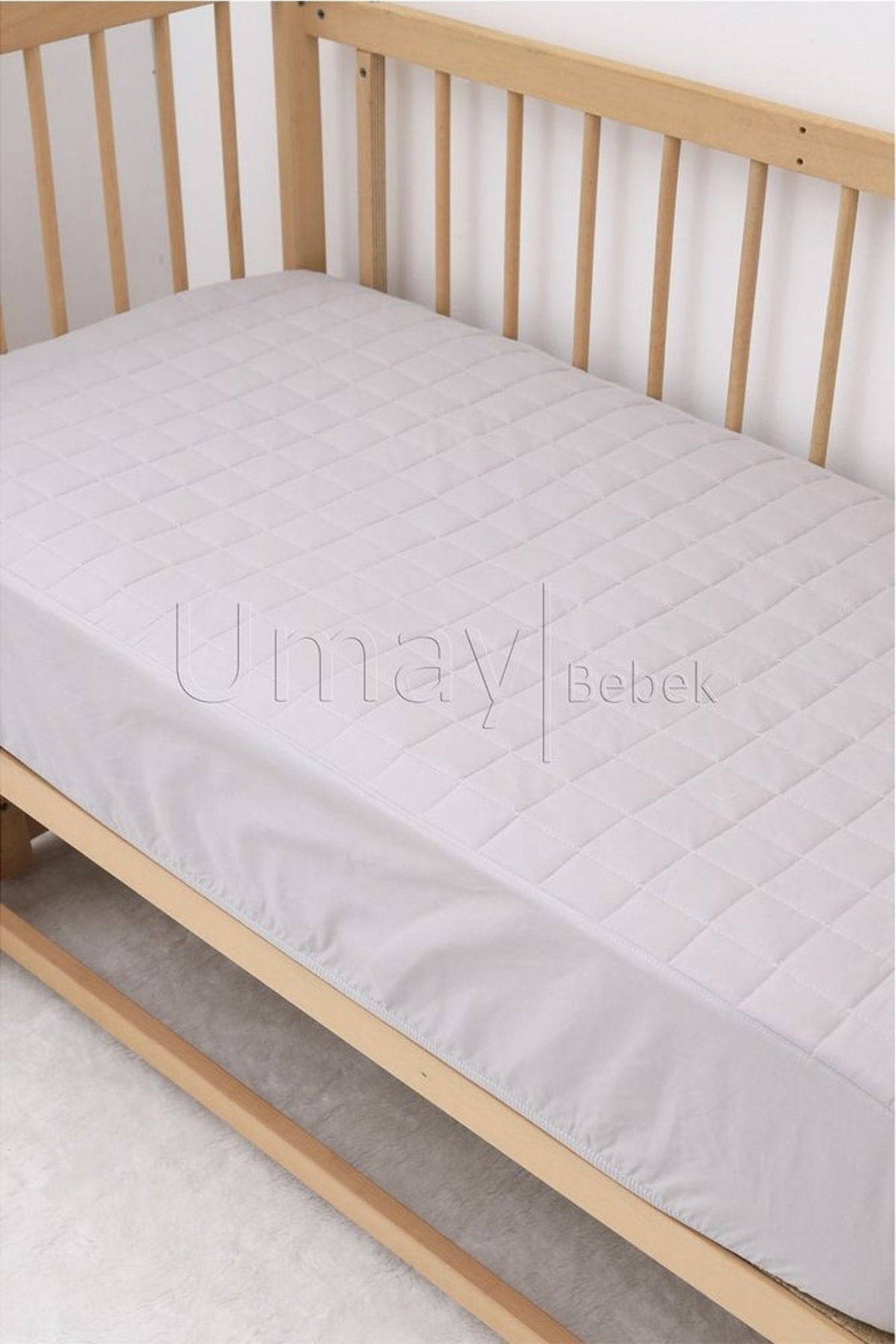 Umaybebek Cotton Quilted Fitted Baby & Kids Mattress Protector - MALLTURK