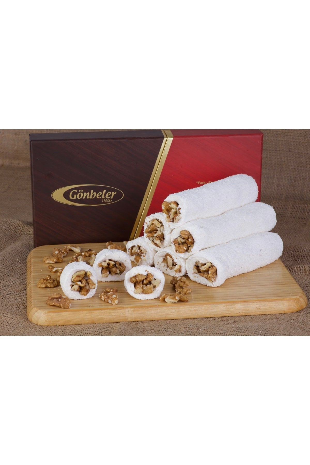 Genel Markalar Afyon Style gonbeler Sultan Style Walnut Turkish Delight 500 g - MALLTURK