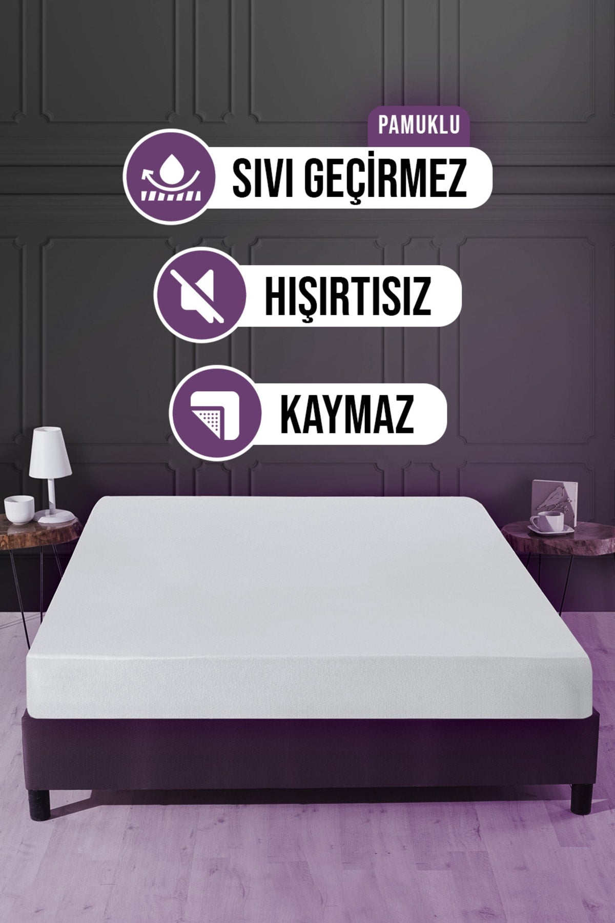 VAVEY Waterproof Fitted Mattress Protector - MALLTURK