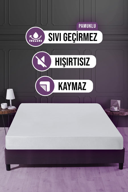 VAVEY Waterproof Fitted Mattress Protector - MALLTURK
