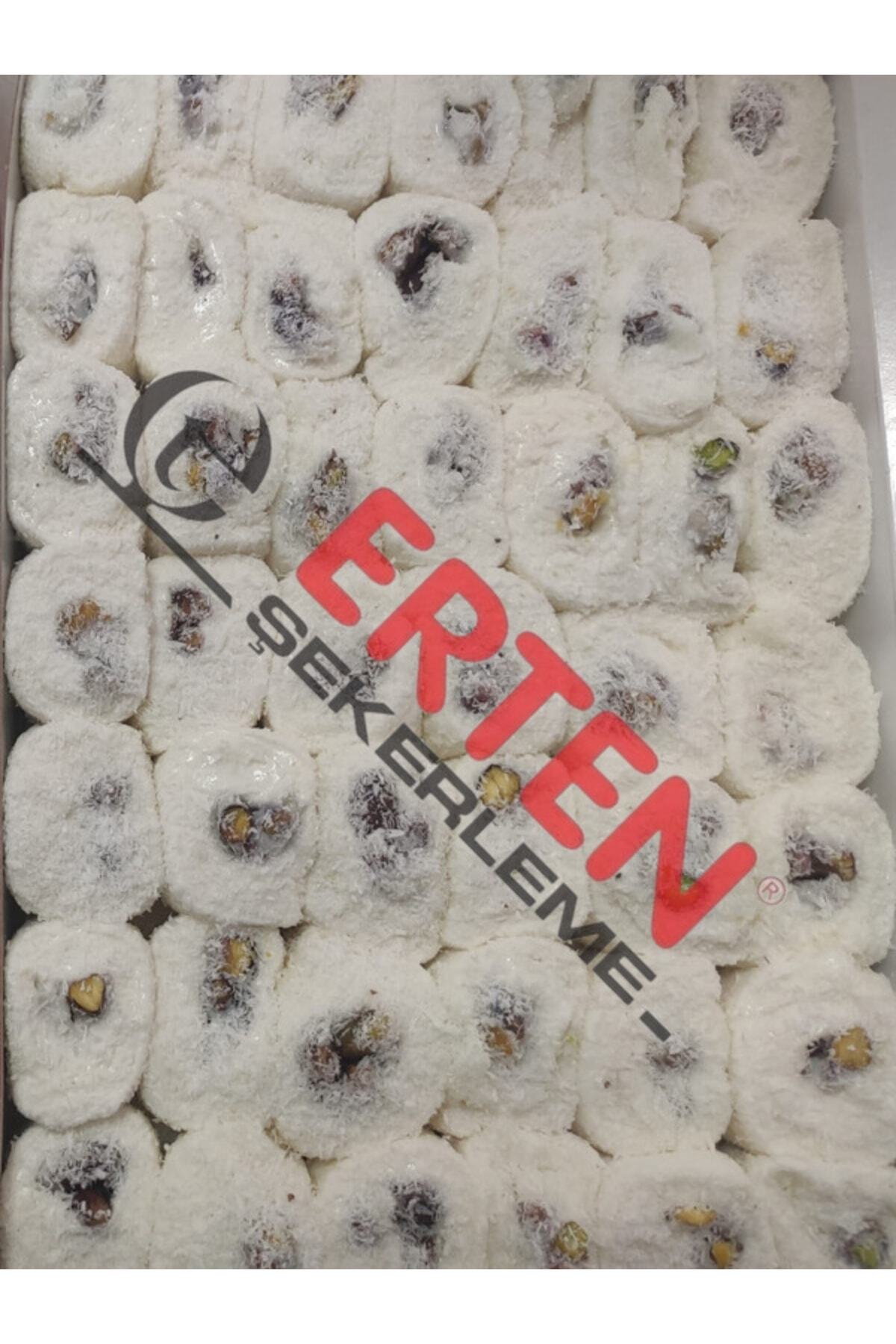 Erten sekerleme gunluk Sultan Style manda Cream Flavored Pistachio Turkish Delight 500 g - MALLTURK