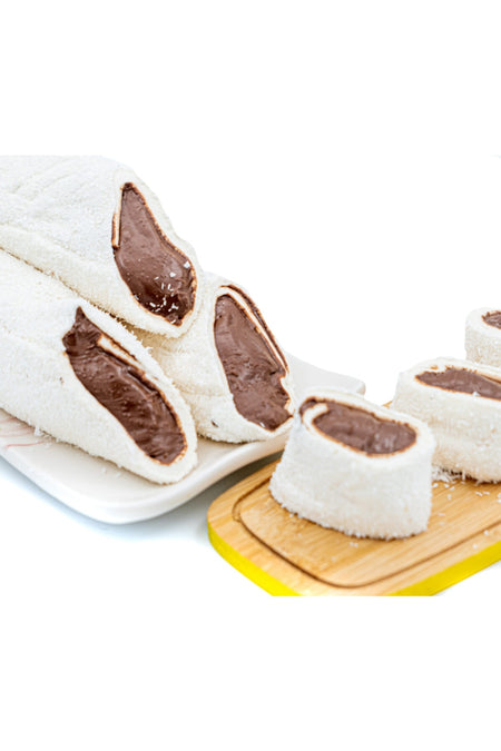 Dadak Turkish Delight and kuruyemis Coconut Coated Chocolate Filled Turkish Delight 500 g - MALLTURK