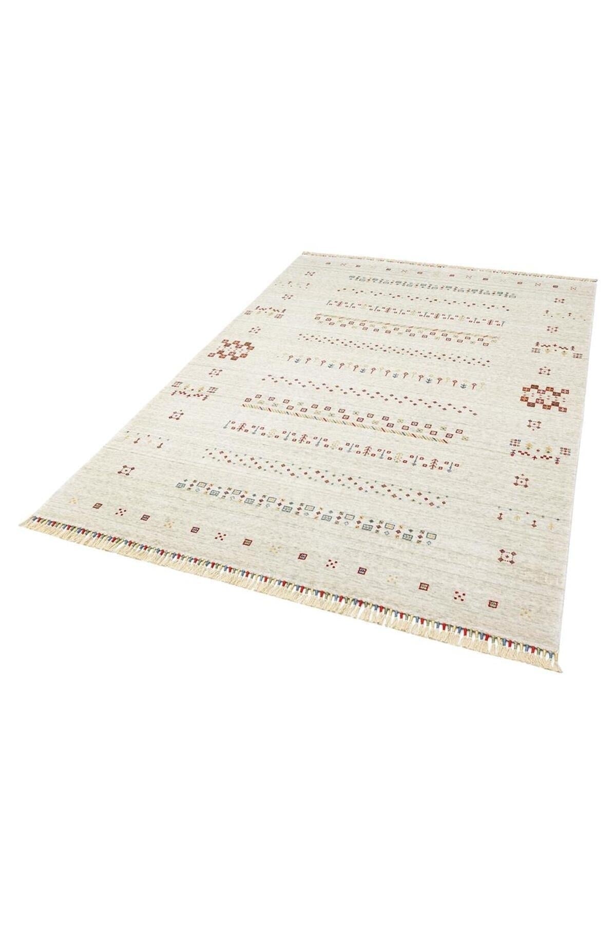 Eko Hali Authentic Patterned, Made with Special Non-Shedding and Easy-to-Clean Viscose, Handcrafted on a Special Loom. - MALLTURK