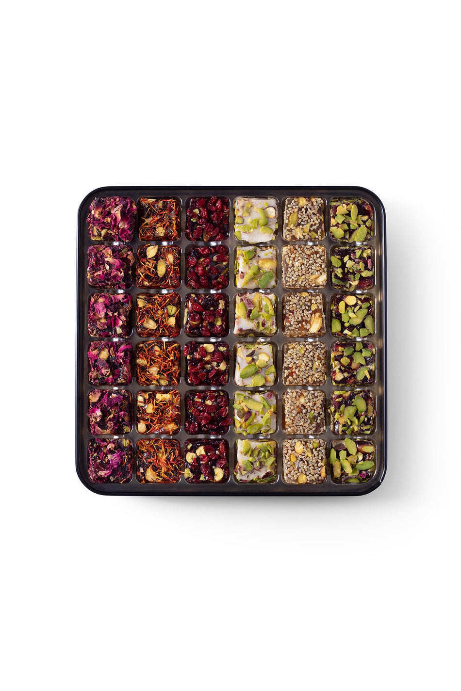 MESHUR safranbolu lokumcusu metal kutuda Assorted fitil Turkish Delight 600 g - MALLTURK