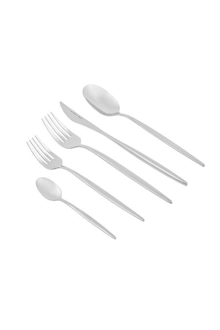 Karaca Stainless Steel lizbon 60 Piece 12 Place Setting makinede yikanabilir Flatware Set - MALLTURK