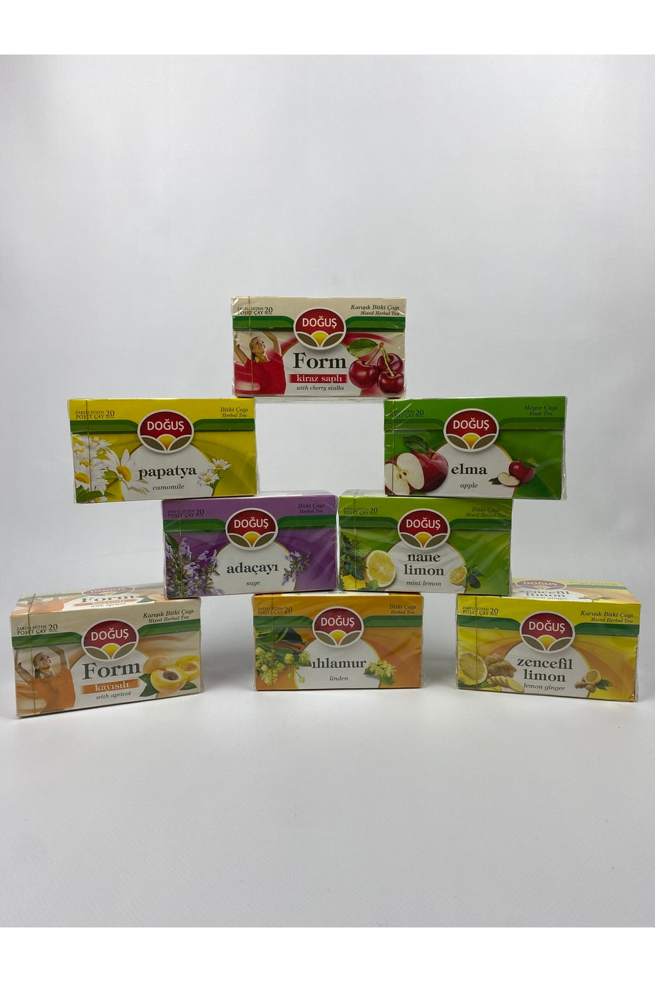 Doğuş Çay Bitki Çayı Seti, Çay Poşetleri, Ekonomik Set (Hediyelik Paketli)