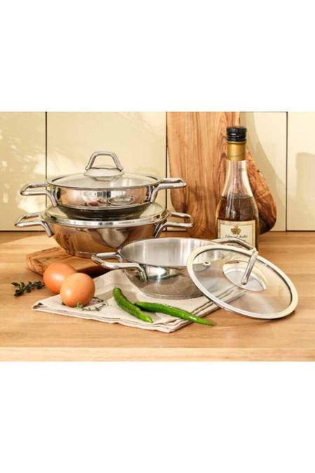 Emsan Rumeli 6 Piece Saute Pan Set - MALLTURK