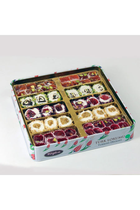 Tugba Kuruyemis motifli Pistachio Turkish Delight 500 g - MALLTURK