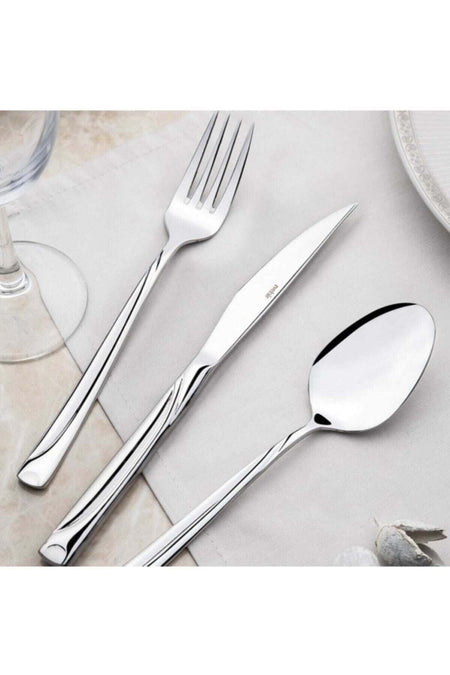 Nehir fiesta Plain 12 Piece yemek Spoon Set - MALLTURK