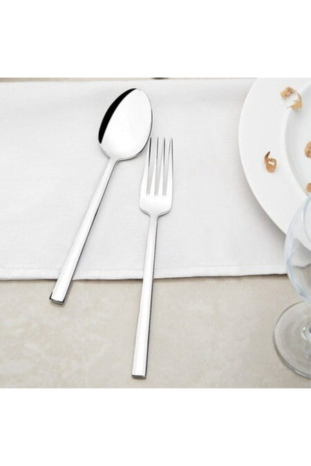 Nehir dalyan 30 Piece Plain bicaksiz paslanmaz kucuk aile takimi - MALLTURK