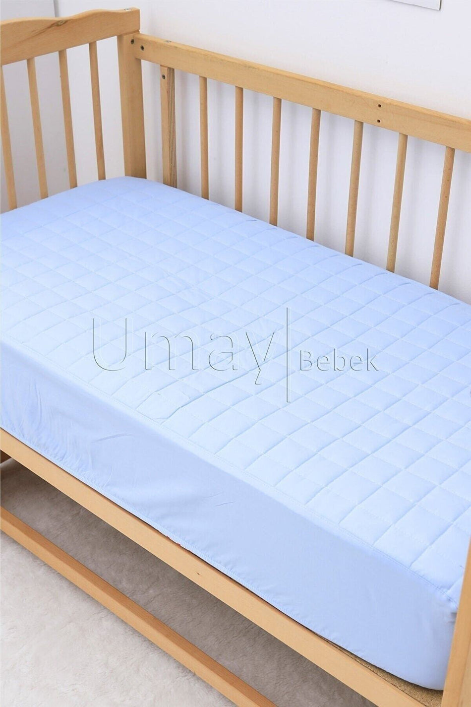 Umaybebek Cotton Quilted Fitted Baby & Kids Mattress Protector - MALLTURK