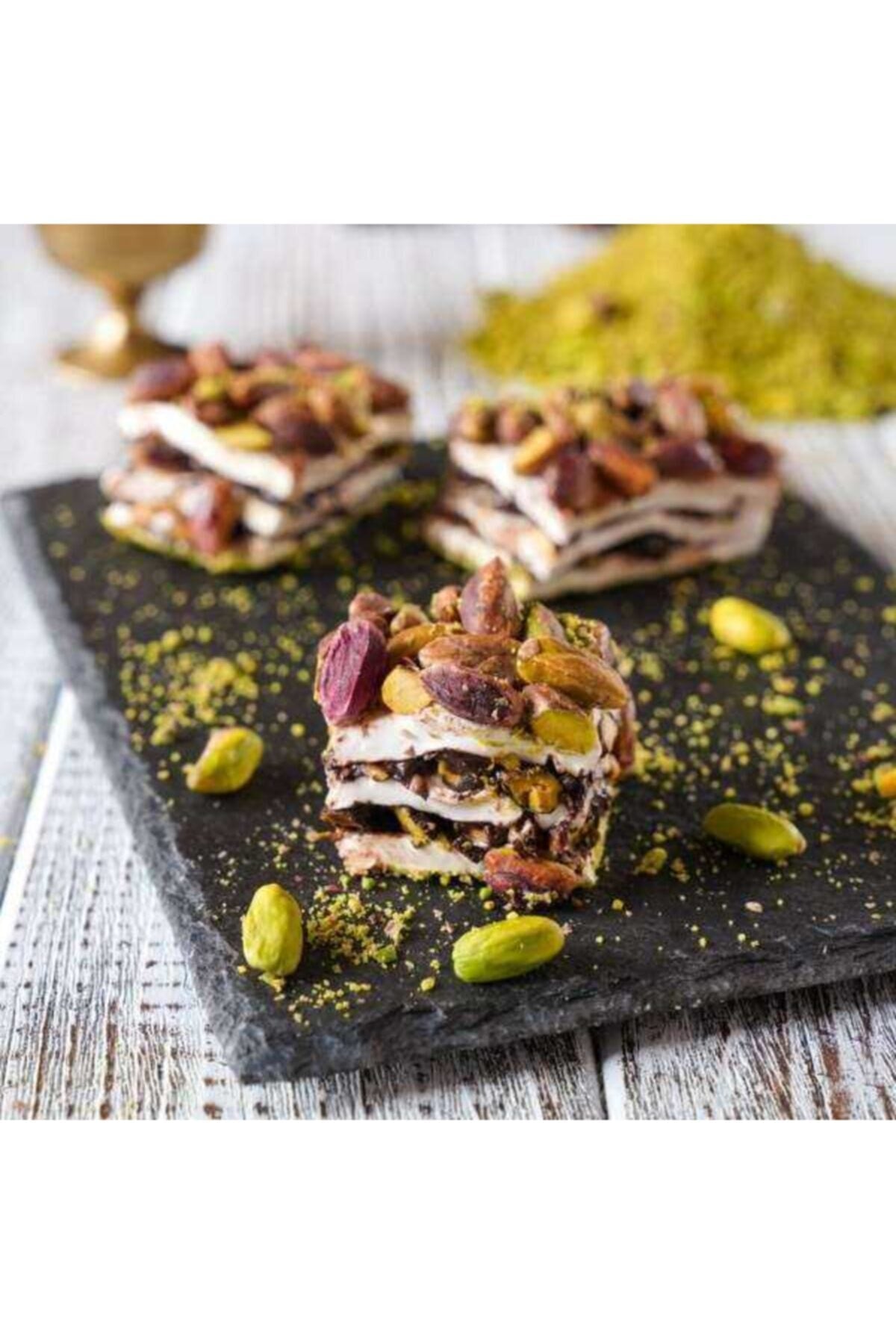 Yeni Ugur Hunkar Style Turkish Delight Extra Pistachio 500 g - MALLTURK