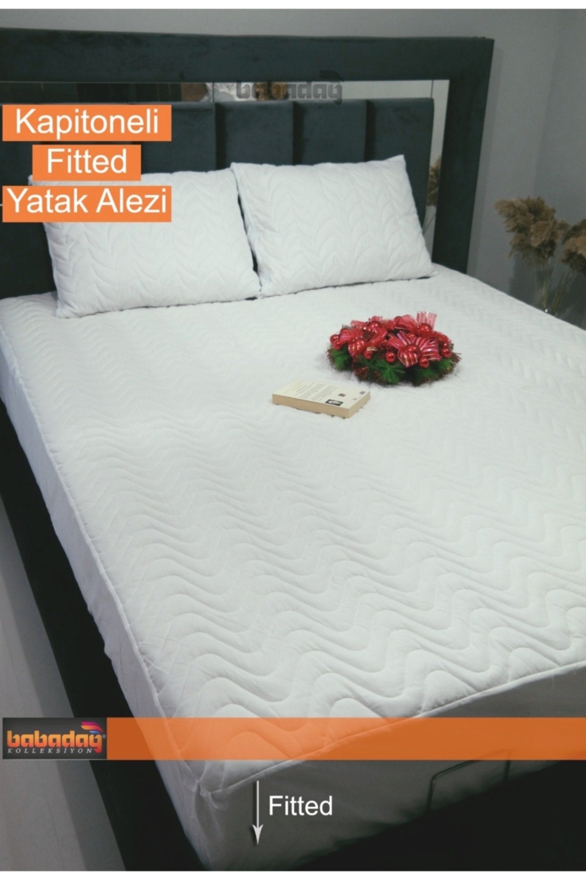 babadag kolleksiyon Cotton Quilted Fitted Mattress Protector - MALLTURK