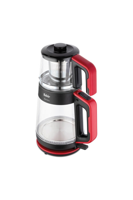 Fakir Black Red Bestea 1900 W Glass Tea Maker - MALLTURK
