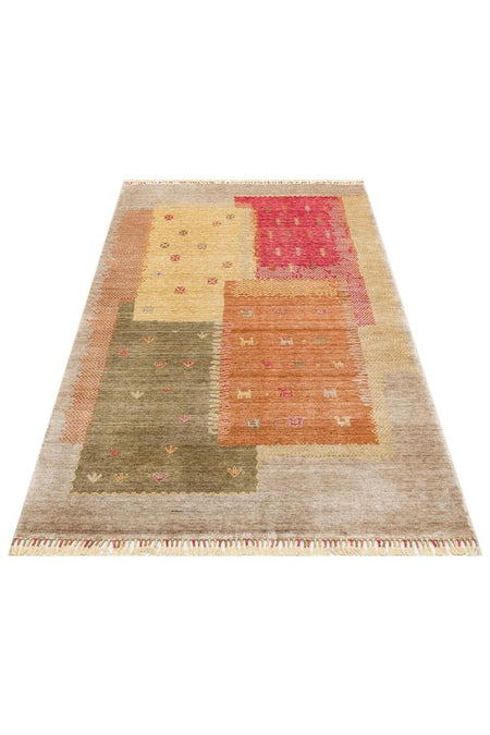 Eko Hali Authentic Patterned, Special Non-shedding and Easy-to-Clean Viscose, Handcrafted on Special Looms - MALLTURK