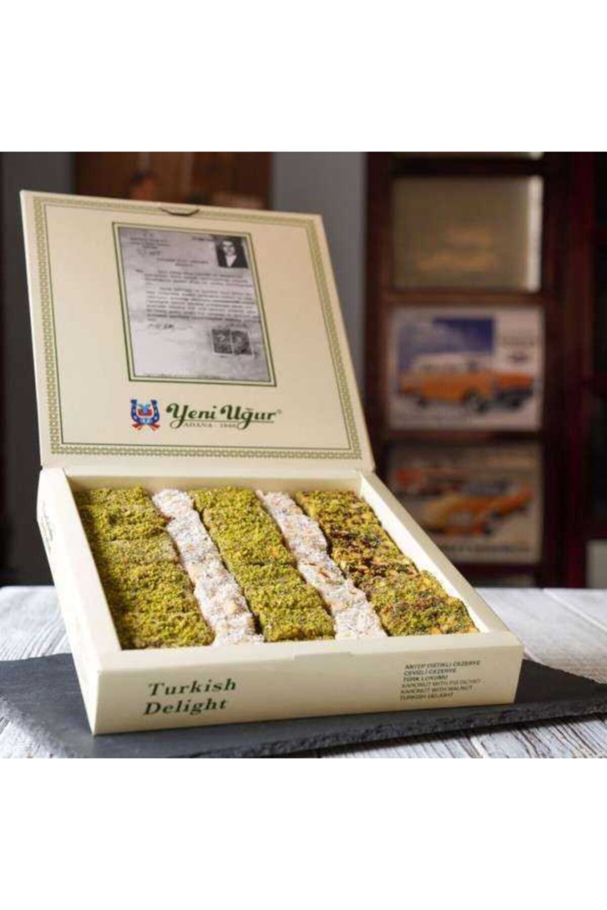 Yeni Ugur lux Assorted Turkish Delight 500 g - MALLTURK