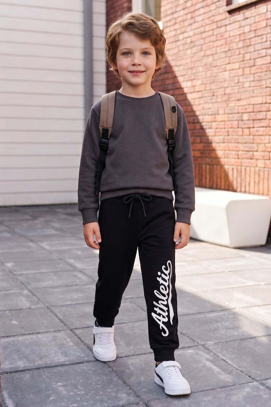 3 Thread Athletic Summer Printed Boys' Sweatpants - MALLTURK