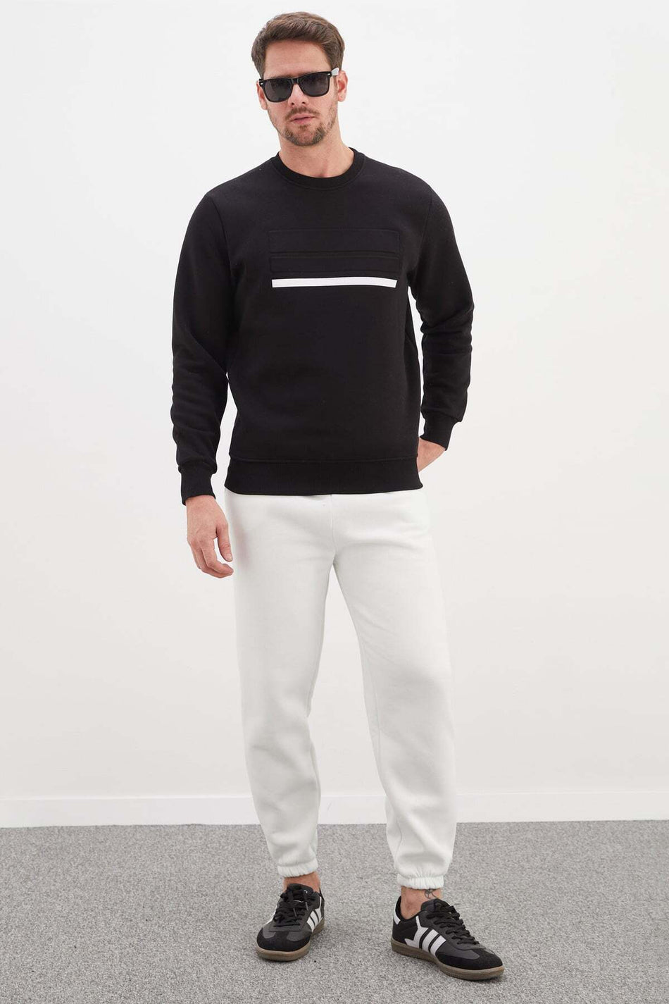 3 Thread Waist Tie Jogger Sweatpants - MALLTURK