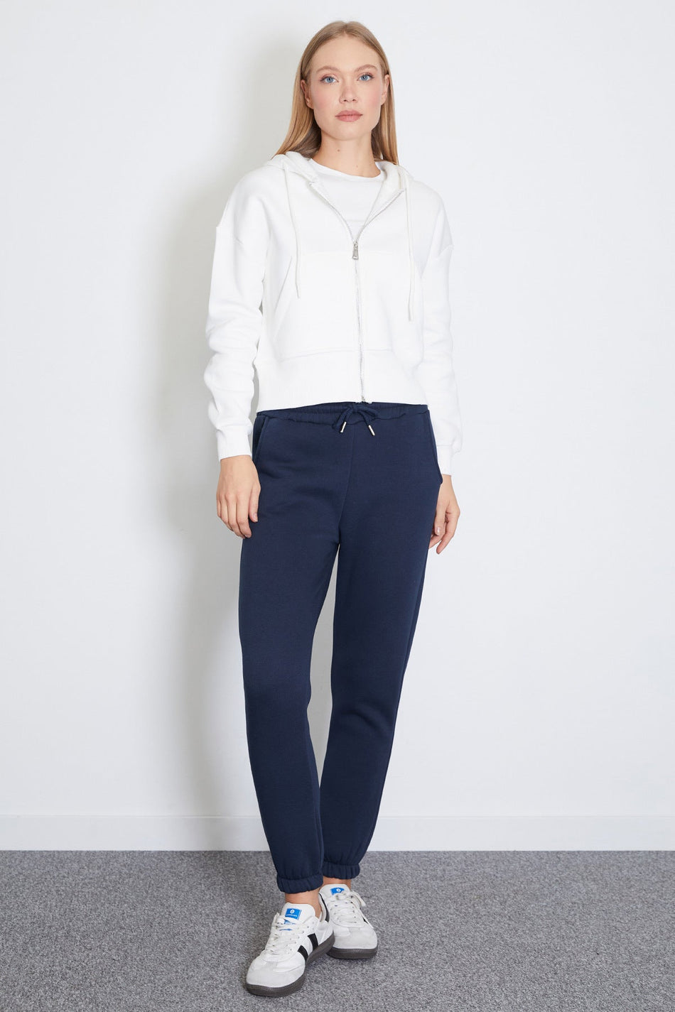3 Thread Waist Tie Jogger Sweatpants - MALLTURK