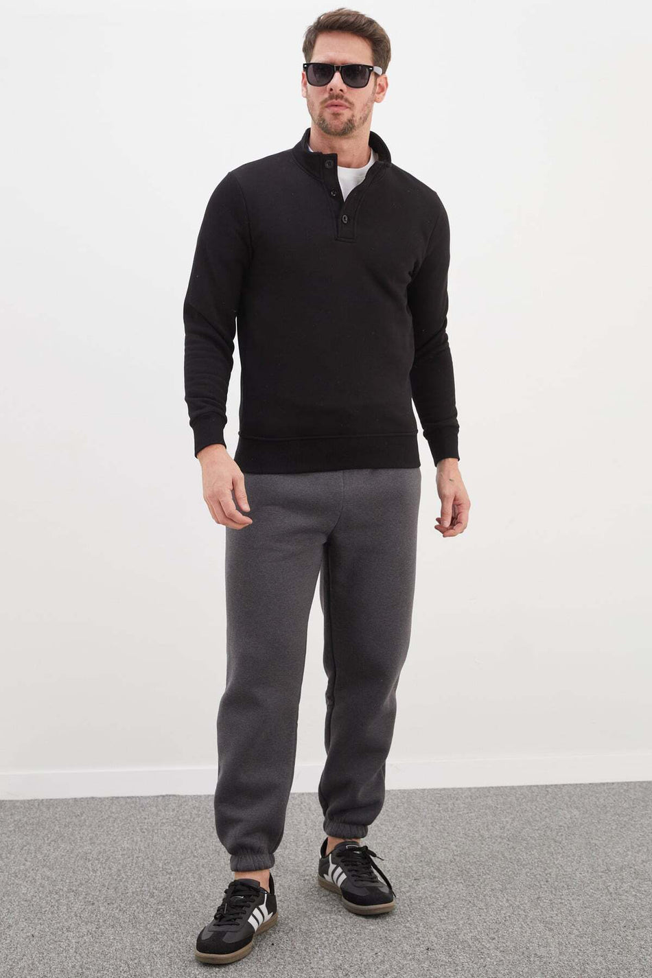 3 Thread Waist Tie Jogger Sweatpants - MALLTURK