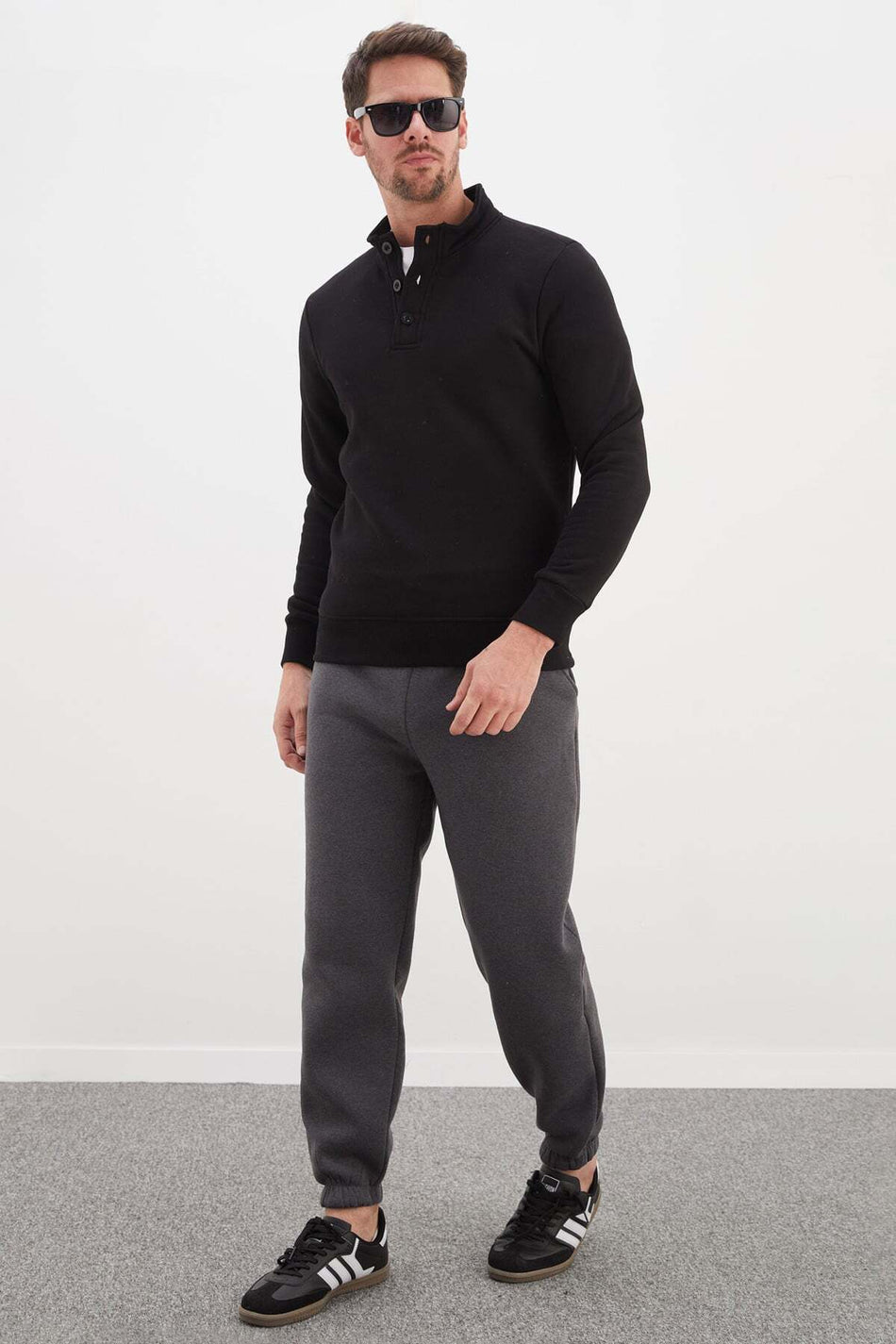 3 Thread Waist Tie Jogger Sweatpants - MALLTURK