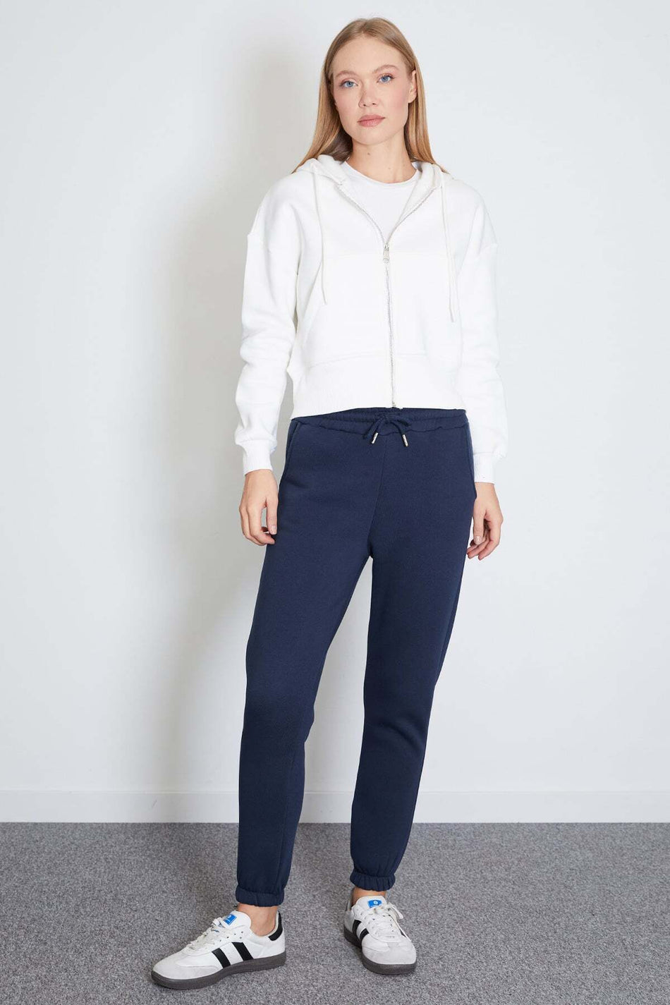 3 Thread Waist Tie Jogger Sweatpants - MALLTURK