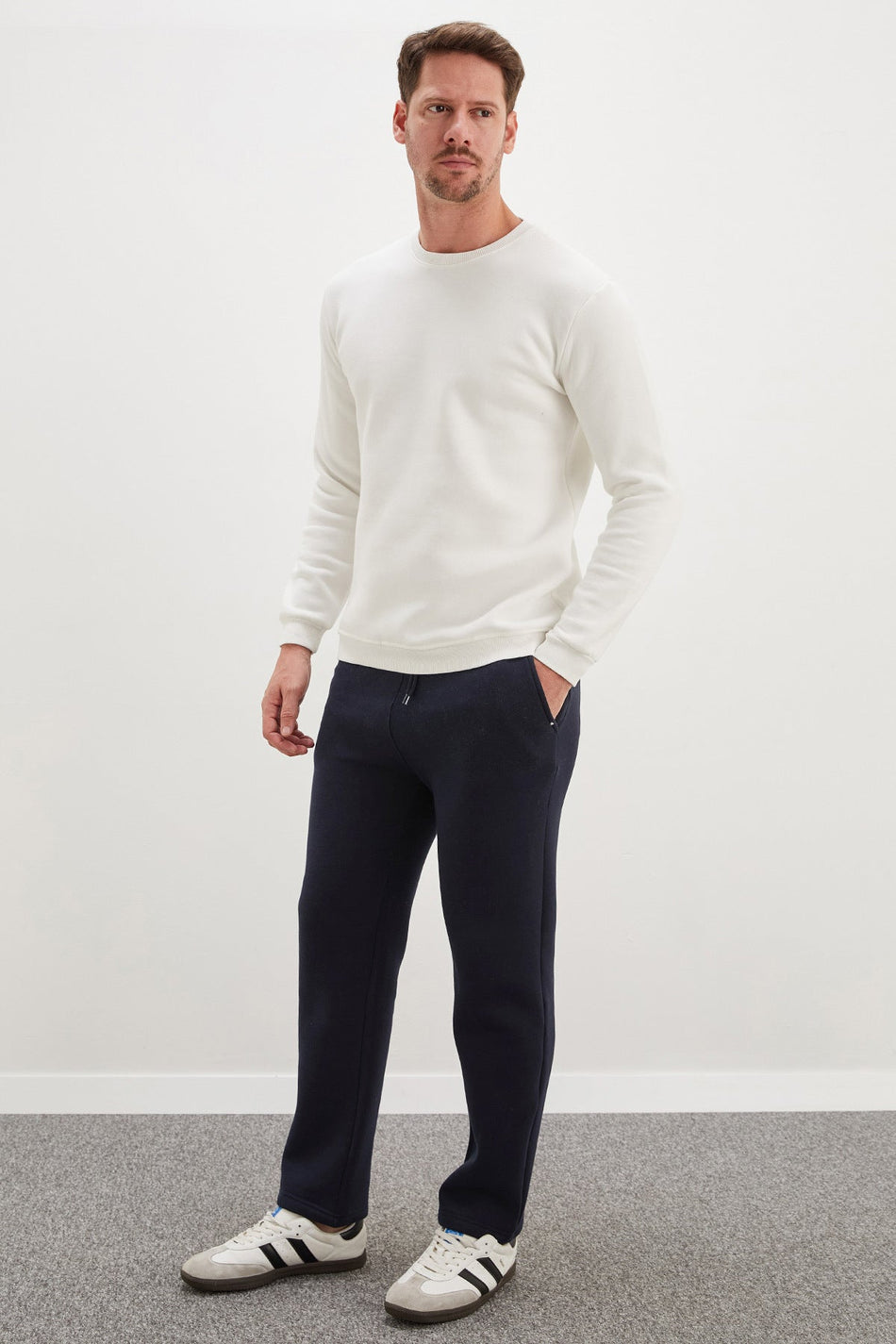3 Threaded Waist Tie Pocketed Sweatpants - MALLTURK