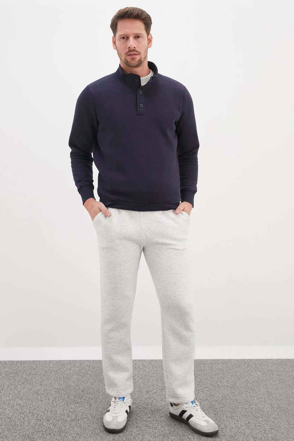 3 Threaded Waist Tie Pocketed Sweatpants - MALLTURK