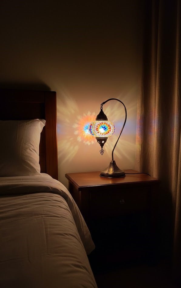 Table lamp, bedside table, bedside lighting, Turkish lamp night light - MALLTURK