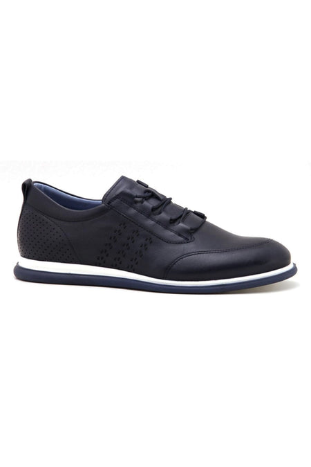 3274 Men's Casual Shoes - Navy Blue - MALLTURK