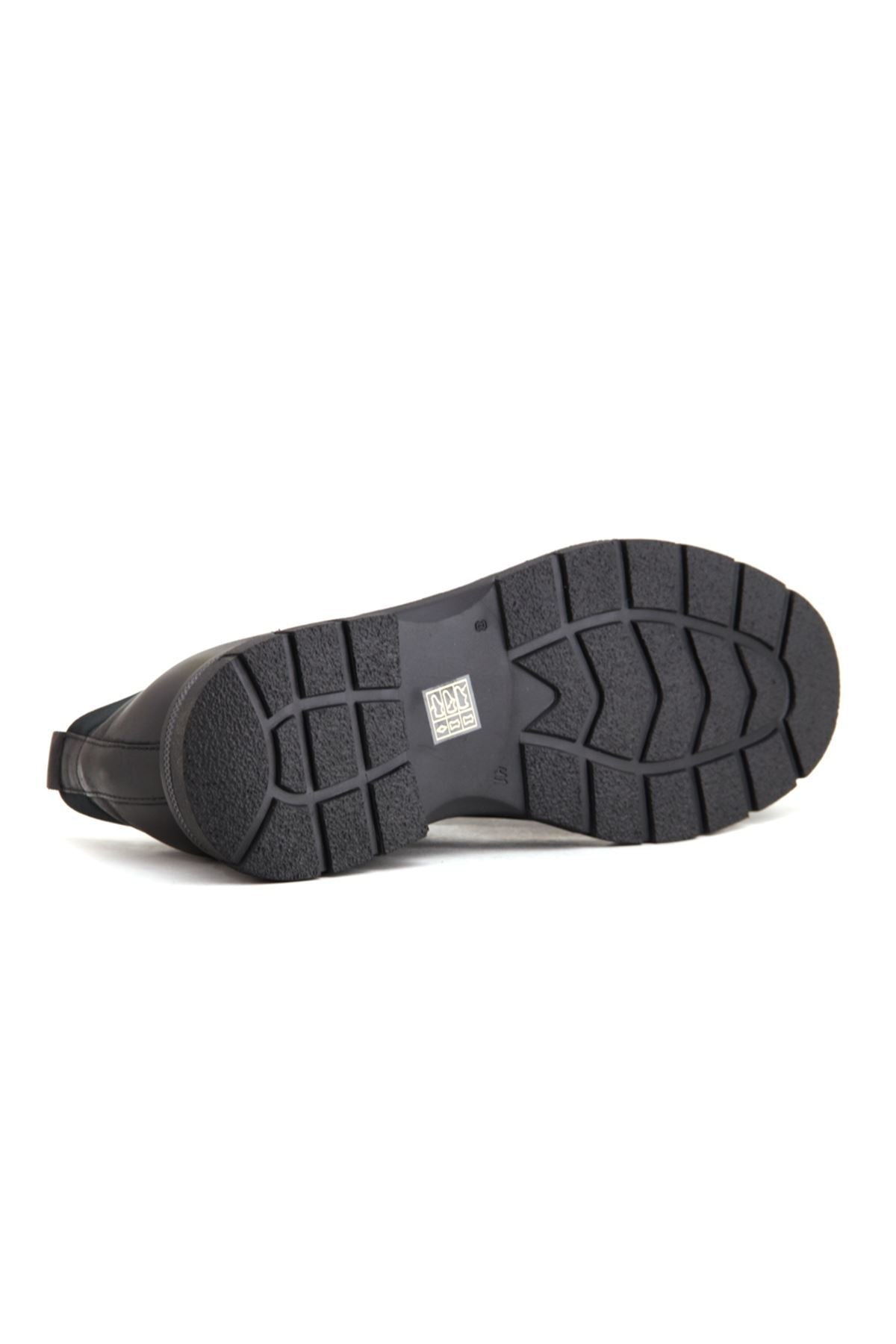 3815 Genuine Leather Casual Men's Shoes-Black - MALLTURK