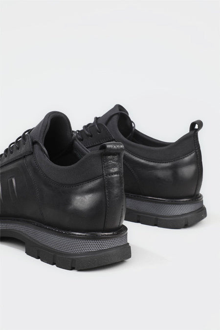 3815 Men's Causal Shoes - Black - MALLTURK
